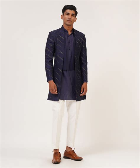Front Open Sherwani Set– DHRUV VAISH