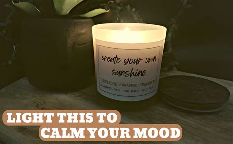 THE TINGE Tuberose Orange Cinnamon Scented Hand Poured Smokeless Pure ...