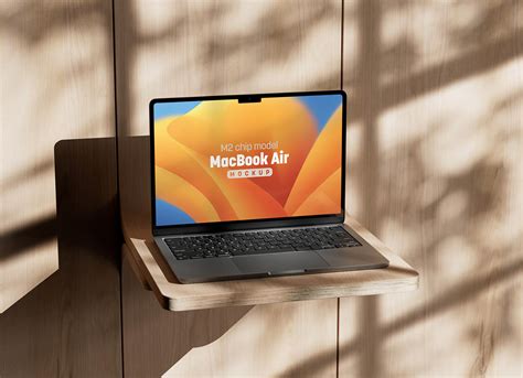Free M2 Chip Model MacBook Air 2023 Mockup PSD - Good Mockups