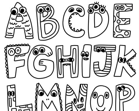 Printable Alphabet Coloring Pages For Toddlers [2025]