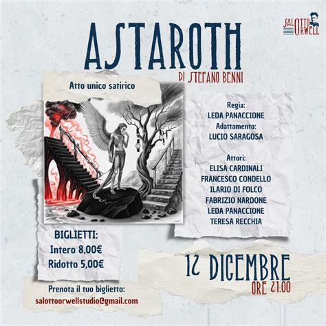 ASTAROTH - Atto unico satirico, Via Riccardo da San Germano 24, 03043 ...