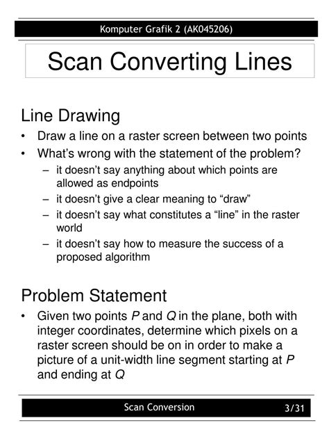 Scan Conversion in Computer Graphics and Multimedia 的图像结果