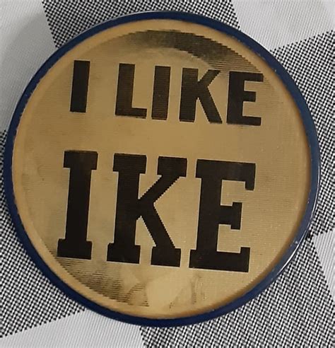 I Like Ike Hologram Button in Great Condition - Etsy