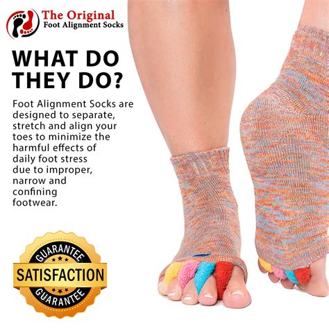 Foot Pain Socks | Multi‑Color Toe Alignment Aid | My-Happy Feet - The ...