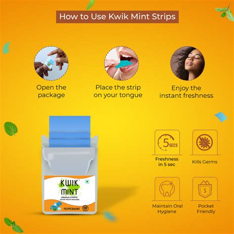 Buy Kwik Mint Mouth Freshener Strips Online – Premium Strong