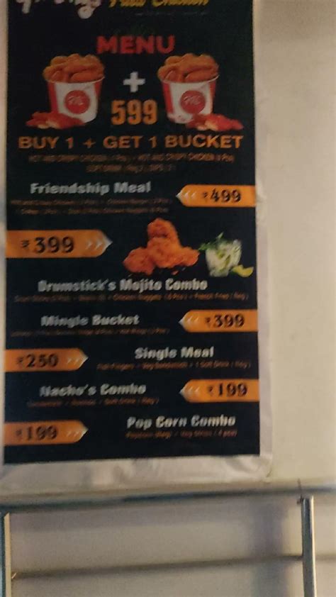 Menu at Frenchy's Fried Chicken, Visakhapatnam