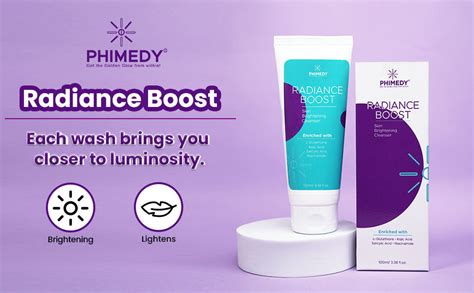 Phimedy's Skin Care: Radiance Boost Cleanser enriched with L-Glutathoine