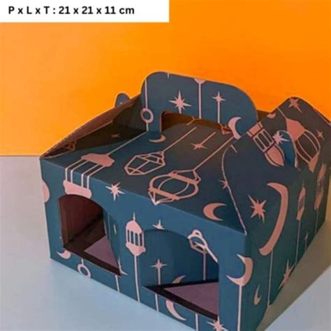 Jual dus toples jar 800ml isi 4 box parcel lebaran motif moroco ...