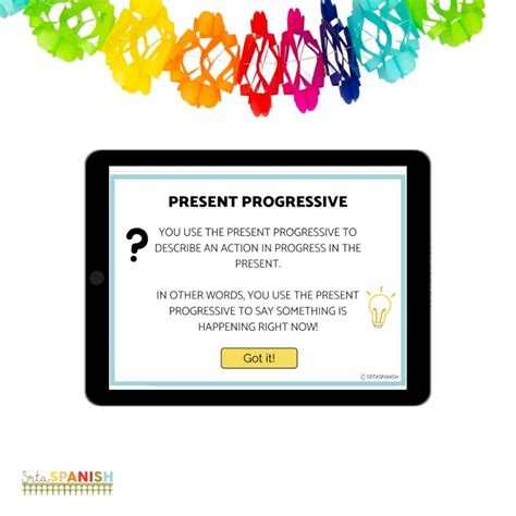 Progressive Tense Spanish