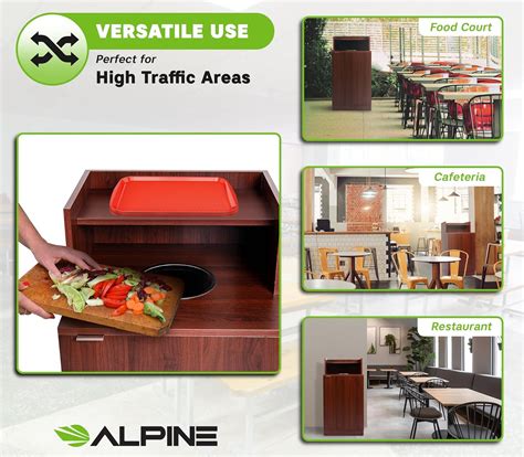Alpine Restaurant Trash Bin Cabinet – Commercial Trash Can Garbage ...