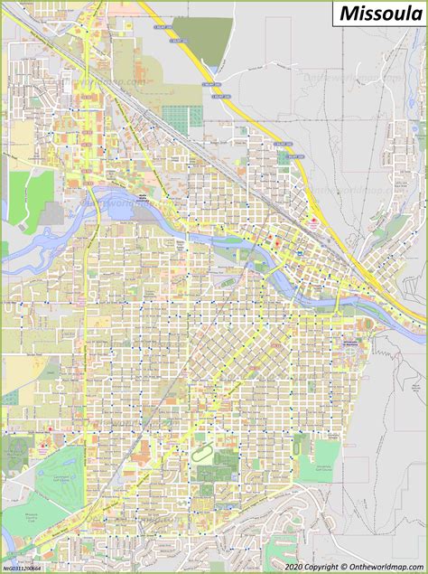 Missoula Map | Montana, U.S. | Maps of Missoula