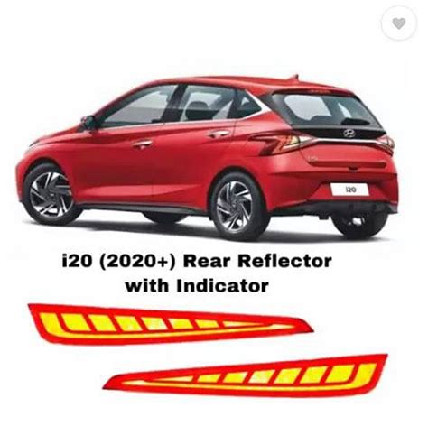 AUTOMOZEXO Hyundai i20 2020,2021,2022,2023 MODELS REAR BUMPER REFLECTOR ...