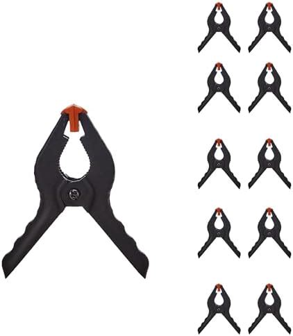 SHOPEE 10 PCS Photography Backdrop Support Spring Clamp 4.3"/11cm for ...