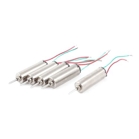 UXCELL 3.7V 66000RPM Coreless Micro DC Motor, 4 x 12 mm for Airplane ...