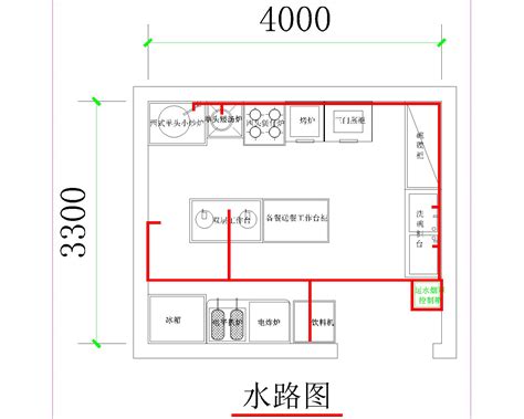 西餐厅需要厨房设备布局图-购物空间设计-猪八戒网