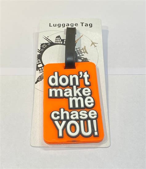 Luggage Tag Orange Colour 987546 – Luxury D'Allure