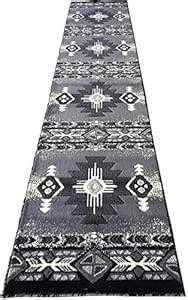 Buy Champion Rugs Southwest Native American Area Rug Carpet Grey Design ...