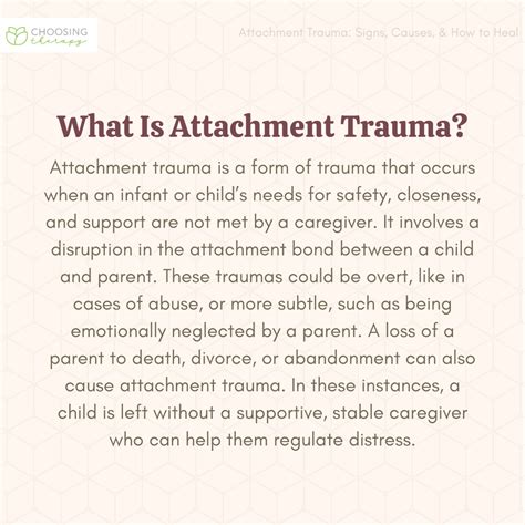 What Is Attachment Trauma?
