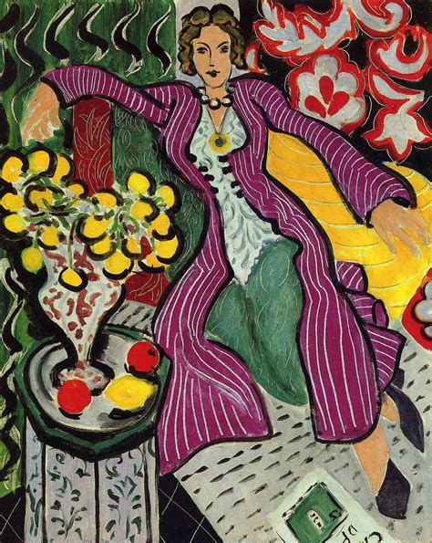 Henri Matisse | Woman in a Purple Coat, 1937 | Fine Art Masters