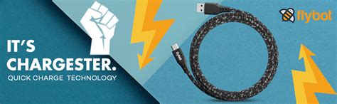 Flybot Bolt Rugged Polyester Braided Unbreakable Micro USB Fast ...