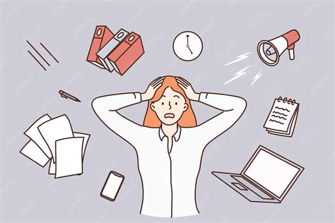 Stress, épuisement, sensation de fatigue concept. Jeune femme stressée ...