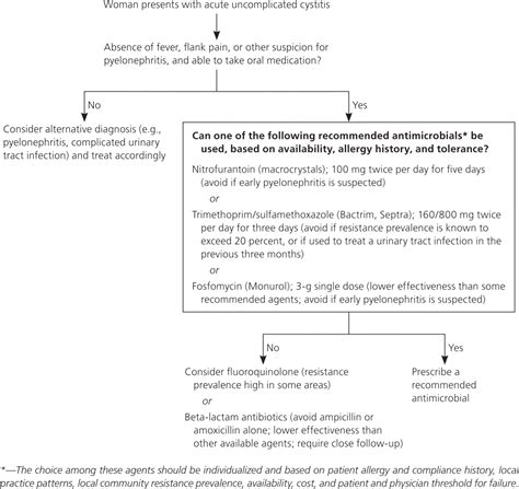 Diagnosis and Treatment of Acute Uncomplicated Cystitis | AAFP