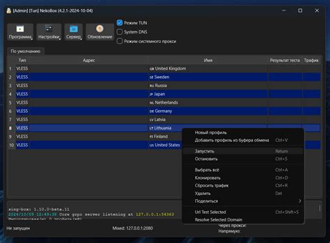 UltimaVPN — настройка Nekoray — Teletype