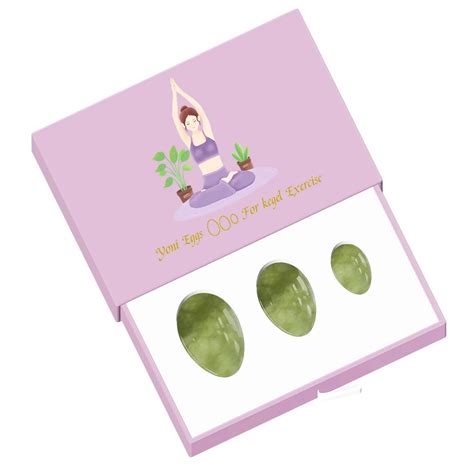 Green Stone Yoni Egg Set Natural Jade Eggs Vaginal Muscles Tightening ...