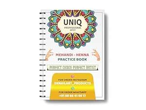UNIQ DESIGNER Mastering Mehendi: A Comprehensive Practice Book for ...