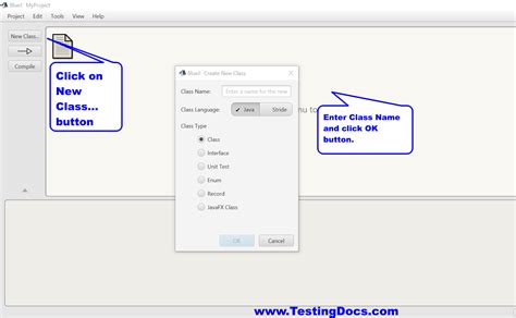 Java Tutorial On BlueJ Class 10 的图像结果