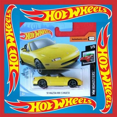 Hot Wheels 2020'91 Mazda mx-5 Miata 208/250 neu&ovp Automodelismo y ...