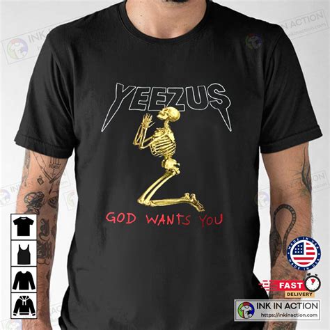 Kanye West Merch Yeezus Shirt Kanye West Yeezus God Want