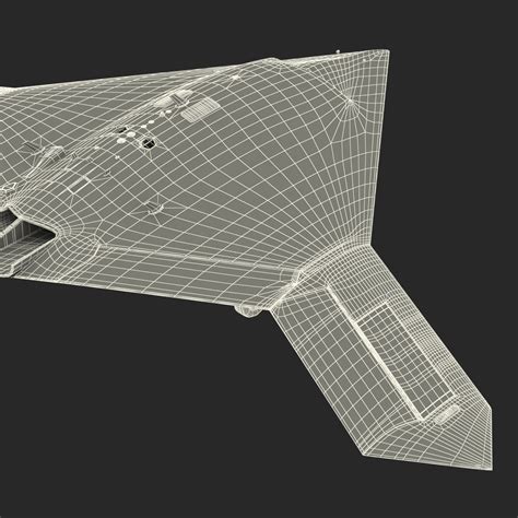 3D Northrop Grumman X-47B UAV | 3D Molier International