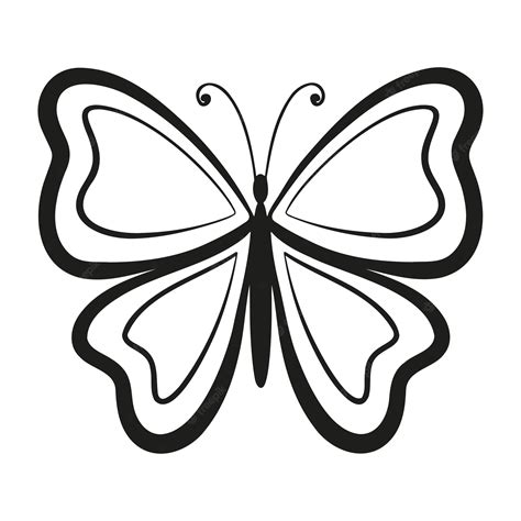 Outline Images Butterfly at Hannah Herlitz blog
