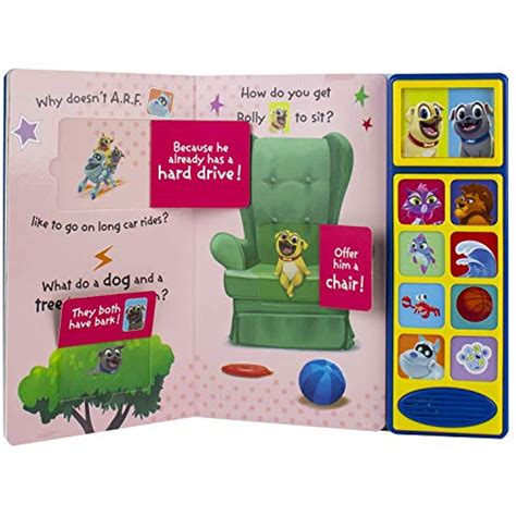 Buy Disney Junior Puppy Dog Pals: Lift-And-Laugh Lift-A-Flap Sound Book ...