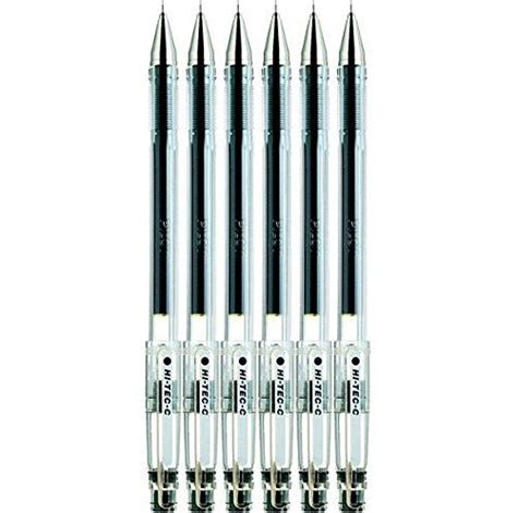 Pilot Hi-Tec-C 03 Gel Ball Point Pen (LH-20C3-B) , 0.3mm Extra Fine ...