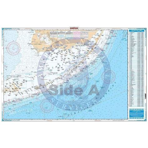 Straits of Florida Offshore Fish and DiveChart 10F|Florida Straits Map ...