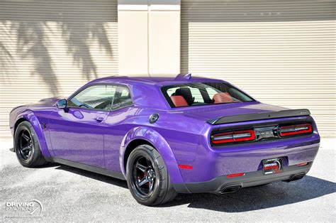 2018 Dodge Challenger SRT Demon SRT Demon PLUM CRAZY PURPLE! DEMONIC RED LEATHER! LOW MILES ...