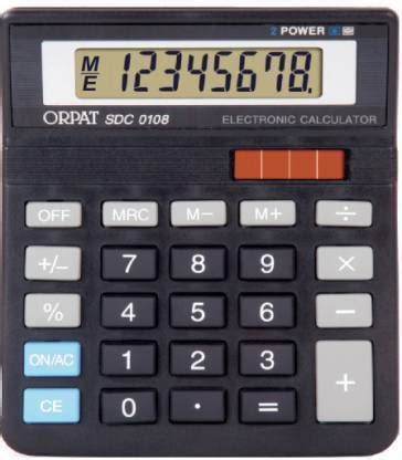 Flipkart.com | ORPAT SDC-0108 SDC-0108 Basic Calculator - Basic