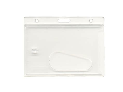 Buy ID Card It ID Card Holder Clear Enclosed Plastic Oyster Pass Credit ...