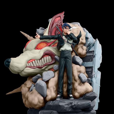 Aki Hayakawa and Kon From Chainsaw Man - 3D Model by Mai Son