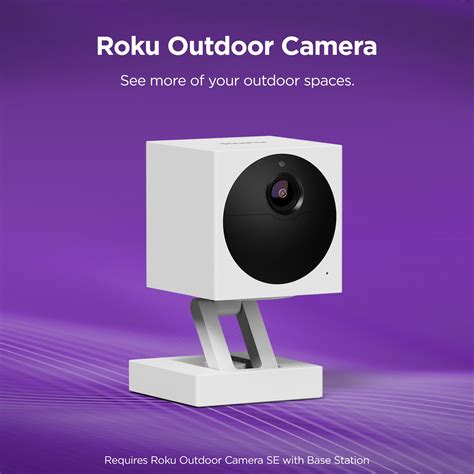 Roku Smart Home Outdoor Camera Battery-Powered Wi-Fi®-Enabled Add-on Wi ...