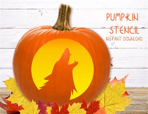 Free Printable Wolf Pumpkin Carving Patterns