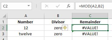 Image result for How to Use Modulus Function in Excel