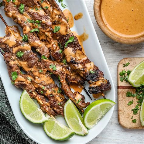 Beef Satay with Peanut Sauce Recipe: How to Make It