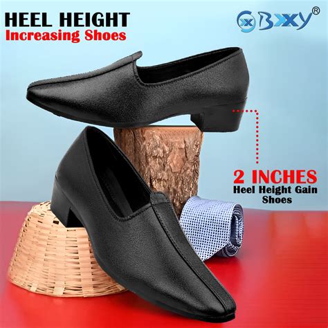 BXXY 2 Inch Height Increasing Men's Traditional Casual Punjabi Jutti ...