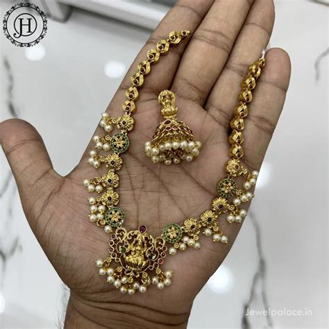 Exclusive Gold Plated Kemps AD Stone Premium Necklace JH4203 – Jewel Palace
