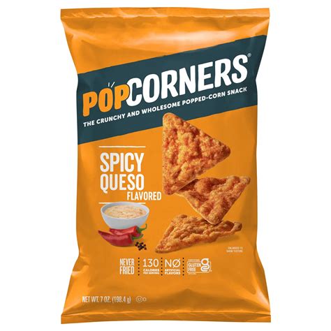 POPCORNERS Spicy Queso Chips - Shop Popcorn at H-E-B