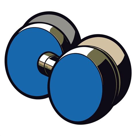 A drawing of blue and silver tubes that saythe blue end | Premium AI ...