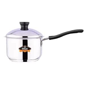 Buy Eurostyle Tri-ply Stainless Steel Saucepan with Lid, Induction Base ...